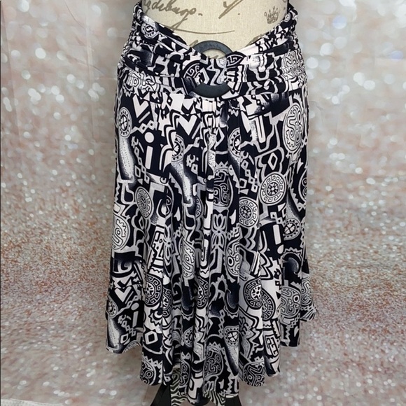 LAPIS - Aztec Print Circle Skirt - Picture 1 of 6